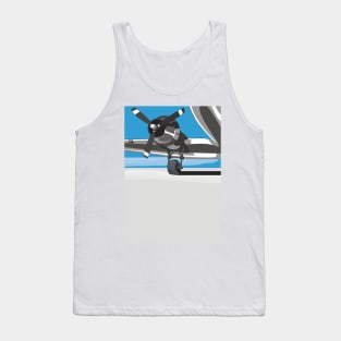 Vintage Propeller Plane Tank Top